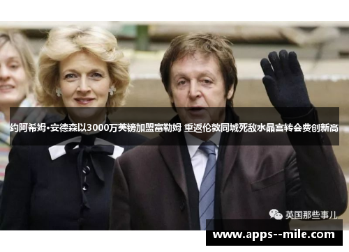 约阿希姆·安德森以3000万英镑加盟富勒姆 重返伦敦同城死敌水晶宫转会费创新高